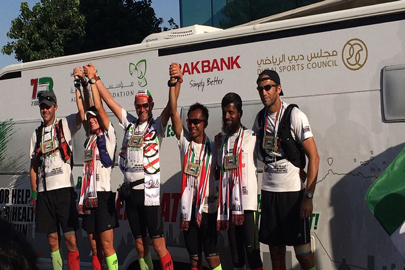سباق الإمارات السبع 2015 - مساعدة الأطفال للعودة للمشي من جديد