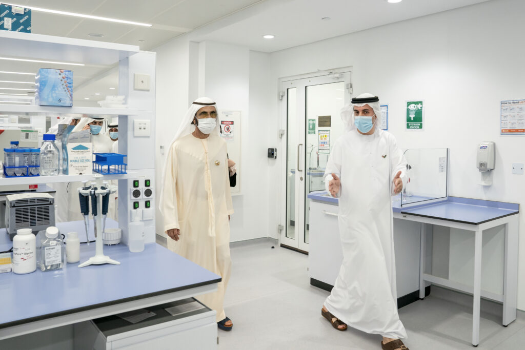 صاحب السمو الشيخ محمد بن راشد آل مكتوم يطلق مركز محمد بن راشد للأبحاث الطبية التابع لمؤسسة الجليلة