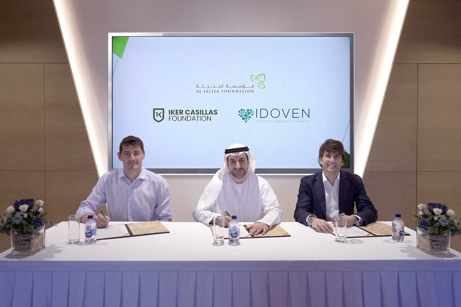 Al Jalila Foundation partners with Fundación Iker Casillas and IDOVEN to advance cardiovascular research and promote healthy living