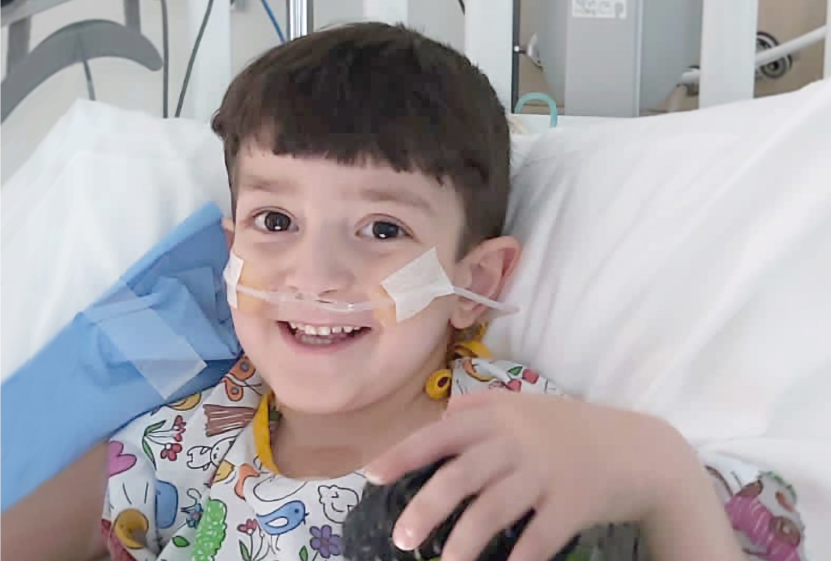 Abdulrahman’s life is forever changed following heart surgery