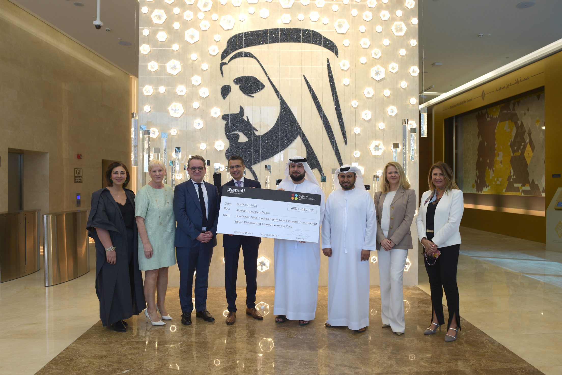 Al Jalila Foundation recognises Marriott International with a ‘Crystal of Hope’ alongside leaders in philanthropy