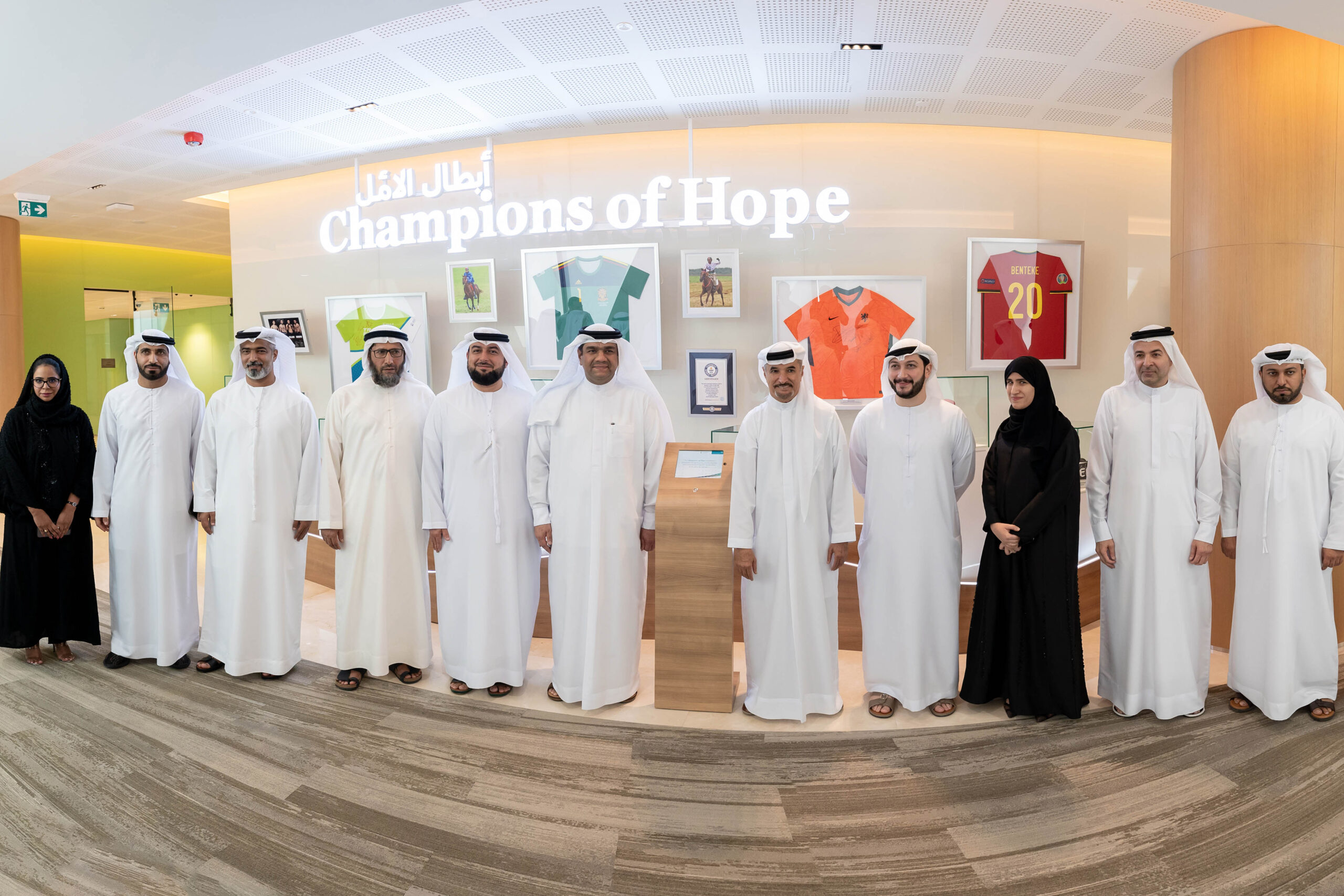 ‘Champions of Hope’ tribute wall unveiled at Al Jalila Foundation